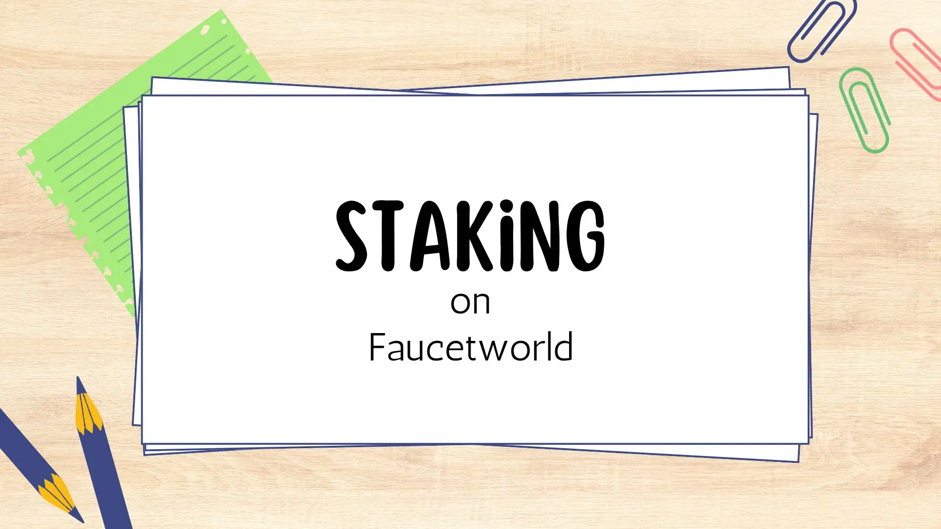 Staking on FaucetWorld.in: A Smart Way to Grow Your ACT Holdings
